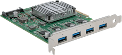 Basler USB Interface Card, 4HC, 5G, 4Port | USB 3.0 kaart - 2200002207