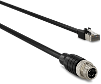 Cable GigE, Cat 6, M12/RJ45, DrC, 25m | Connector
