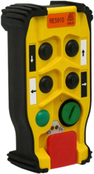 RE5910/002 | Draadloze veiligheidsbediening, 4x 2-stappenschakelaar (BPDV), met IR, E-stop rood
