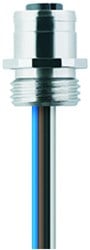 EC-FK5-0,5/16 | M12 connector, 5p, female 0°, 0,5 m, chassisdeel, front wall