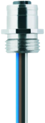 HT-FK8-0,5/16/S2470 | M12 receptacle, 8p, female 0°, 0,5m, front wall