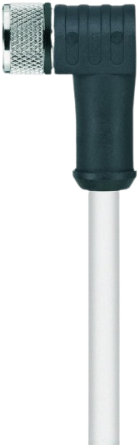 HT-SWKP3-5-HT-SWSP3/S2430 | M8/M8 kabel, 3p, female 90°/male 90°, 5 m, PTFE
