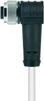 HT-WWAK4.5-2/S2430 | M12 connector, 5p, female 90°, 2 m, PTFE, high temp.