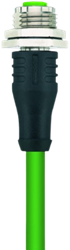 IE-FKFDSX8.066-10/S3500 | M12 connector, 8p, female 0°, 10 m, PUR, industrial ethernet