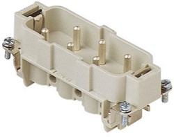 CPM 06 | Male binnenwerk, maat 77.27, 6P+PE, zilver, schroef, 35A, 400/690V