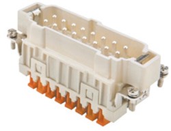 CSHM 16 | Male binnenwerk, maat 77.27, 16P+PE, zilver, SQUICH, 16A, 500V