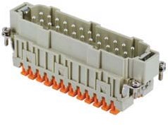 CSHM 24 N | Male binnenwerk, 24P+PE, zilver, SQUICH, 16A, 500V, voor maat 104.62 No.25-48
