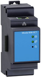 Janitza Module 806-EC1 | Ethernet communicatie module, Modbus TCP, SNMP UL - 1402051