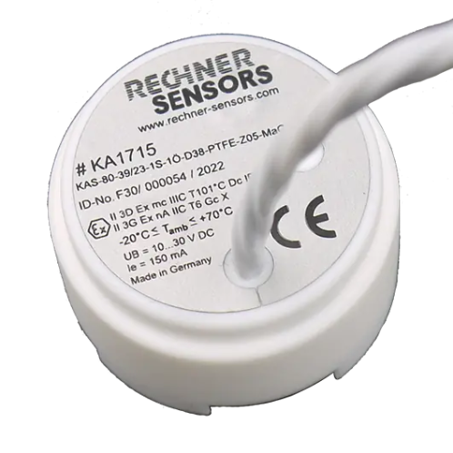 KAS-80-39/23-1S-1Ö-D38-PTFE-Z05-MAG-LEAK-3G-3D, ATEX | Capacitieve sensor