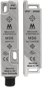 MS6-SS-21-DC-QD MAGNASAFE M12 (NO CABLE) | Contactloze veiligheidsschakelaar