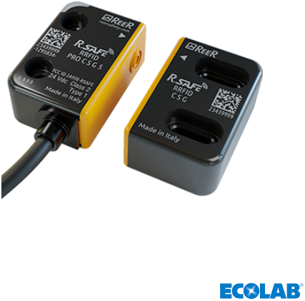 RRFID PRO C S U 3 | RFID veiligheidsschakelaar, Uniek gecodeerd, 3m kabel, 22mm breed